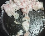 ほうれん草と豚バラの炒め物作り方1写真