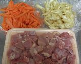 超簡単！我が家の具沢山の炊き込みご飯♪作り方1写真