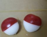 うずらとプチトマトでモンスターボール作り方5写真