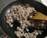 ✻絹さやとひき肉のしょうが炒め✻作り方3写真
