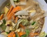 お一人様野菜たっぷり赤味噌レモン味親子丼作り方12写真