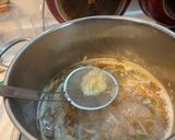 春雨＆鶏皮のとろみスープ作り方5写真