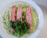 焼きかにかまサラダ作り方1写真