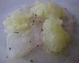 真鯛のカルパッチョ~フルーツソース~作り方4写真