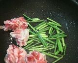 ビ－ルに♪ニンニクの芽と豚肉の簡単炒め物作り方2写真