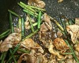 ビ－ルに♪ニンニクの芽と豚肉の簡単炒め物作り方5写真