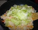 鮭とレタスチャーハン作り方5写真