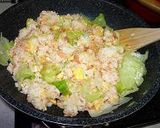 鮭とレタスチャーハン作り方6写真