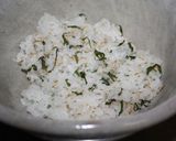 大葉ご飯のチャーシュー載せ作り方2写真