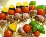 レバーと野菜の串焼き♪ジャムソース作り方5写真