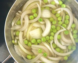 簡単☆ うすいえんどうと新タマの卵とじ作り方5写真