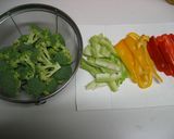 蒸し鶏と茹で野菜のナッツソース作り方3写真