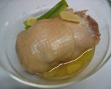 蒸し鶏と茹で野菜のナッツソース作り方4写真