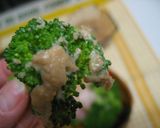 蒸し鶏と茹で野菜のナッツソース作り方8写真