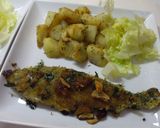 ニジマスの香草パン粉焼き作り方9写真