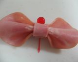 そのまま１枚♥でかハムりぼん（キャラ弁）作り方3写真