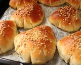 薄力粉でしっとり。かぼちゃクリームパン。作り方15写真