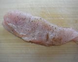 特製梅だれ！チーズしそチキンカツ作り方1写真