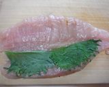 特製梅だれ！チーズしそチキンカツ作り方5写真