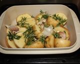 新じゃがとハーブのオーブン焼き作り方3写真