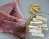 かすべの煮つけ☆作り方1写真