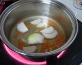 1日分の野菜の卵とじスープ作り方1写真