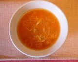 1日分の野菜の卵とじスープ作り方4写真