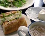 りんごとカマンベールの鶏ハムサンド作り方3写真