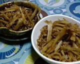 牛肉と牛蒡の炒り煮作り方6写真
