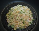 1人ランチに☆ライスお好み焼き作り方3写真