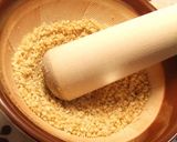 ほんだしde優しい味のアスパラ胡麻和え作り方1写真