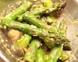 ほんだしde優しい味のアスパラ胡麻和え作り方3写真