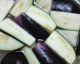 簡単☆茄子と豚のしょうが煮びたし作り方1写真