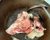 青うち豆入りの油揚げ肉きのこ炒め😻作り方2写真