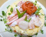 お誕生日に♪ちらし寿司バースデーケーキ♪作り方6写真