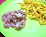 台湾家庭料理☆金針菜のスープ☆作り方1写真