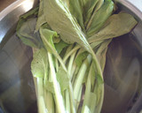 野菜不足に 2　小松菜と油揚げの煮びたし作り方1写真