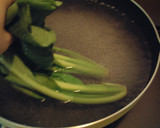 野菜不足に 2　小松菜と油揚げの煮びたし作り方2写真