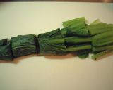 野菜不足に 2　小松菜と油揚げの煮びたし作り方4写真