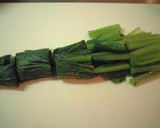 野菜不足に 2　小松菜と油揚げの煮びたし作り方4写真