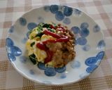 大～好き♪チーズｉｎとろとろ卵の納豆作り方3写真