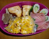 お弁当に！超簡単！ハムチーズ作り方5写真