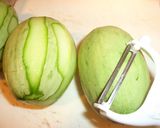 摘果メロンのめんみ漬作り方1写真