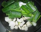 大根とねぎの炒め物作り方1写真