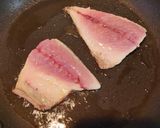焼鯖のナポリタン風🐟️🍅✨️作り方1写真