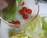 レンジでズボラなキャベツと豚バラ重ね蒸し作り方2写真