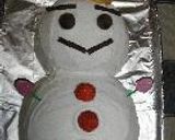 ★雪だるまケーキ★作り方8写真