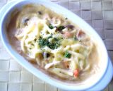 ✿レンジで簡単❤味噌うどんグラタン✿作り方5写真