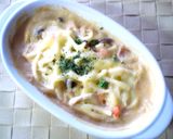 ✿レンジで簡単❤味噌うどんグラタン✿作り方5写真