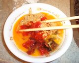 ぱりぱり納豆うどん❀作り方2写真